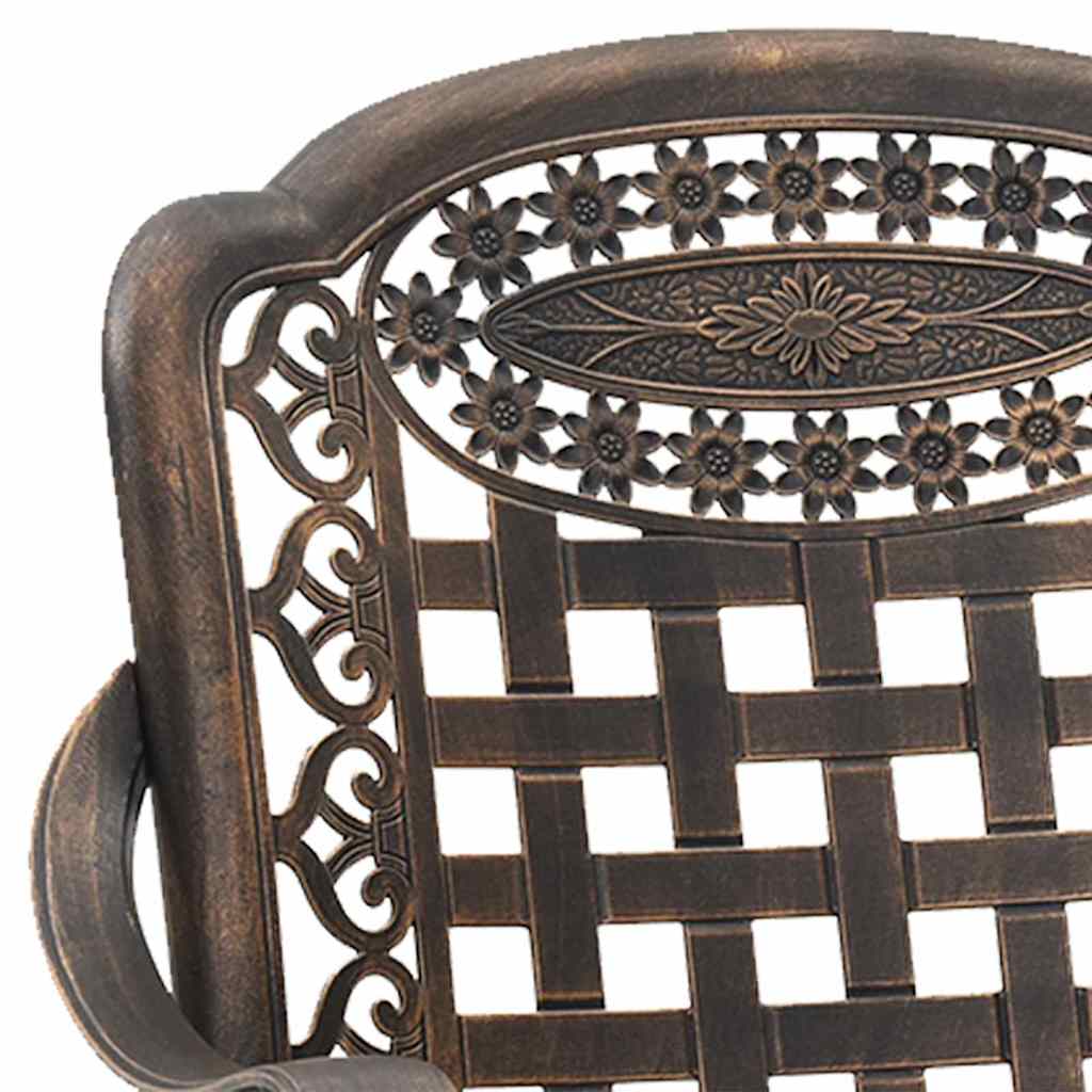 Have Stol 2 stk. Bronze Aluminium