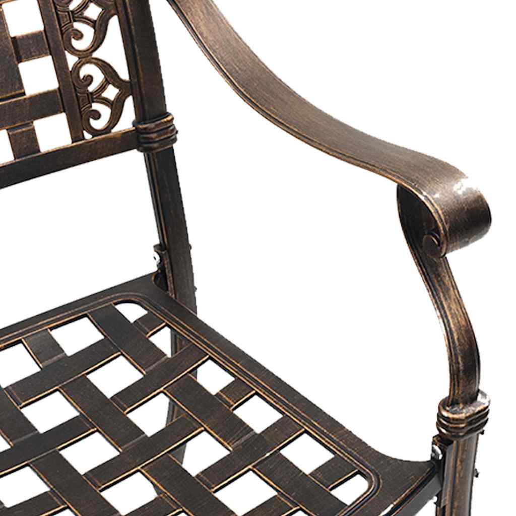Have Stol 2 stk. Bronze Aluminium