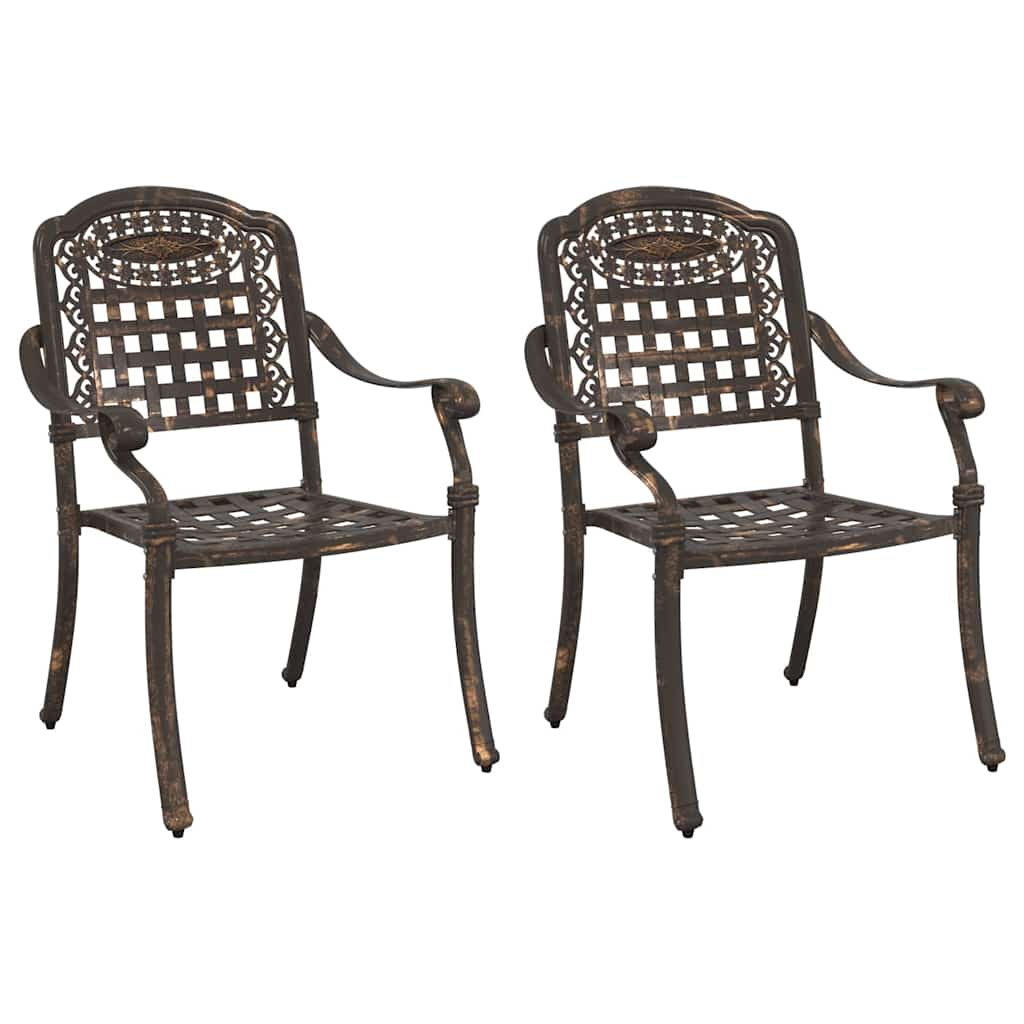Have Stol 2 stk. Bronze Aluminium