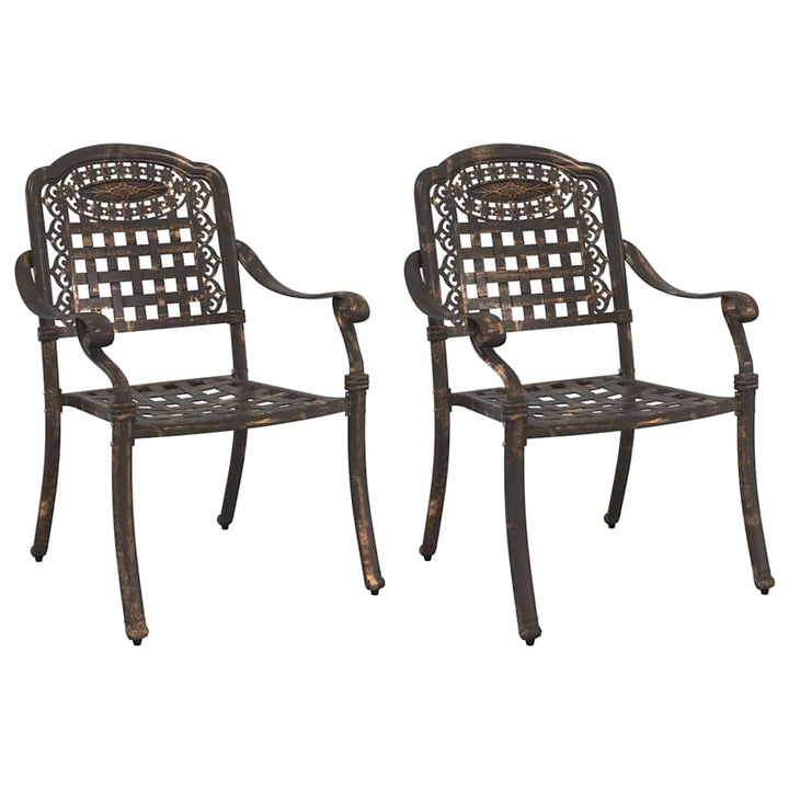 Have Stol 2 stk. Bronze Aluminium