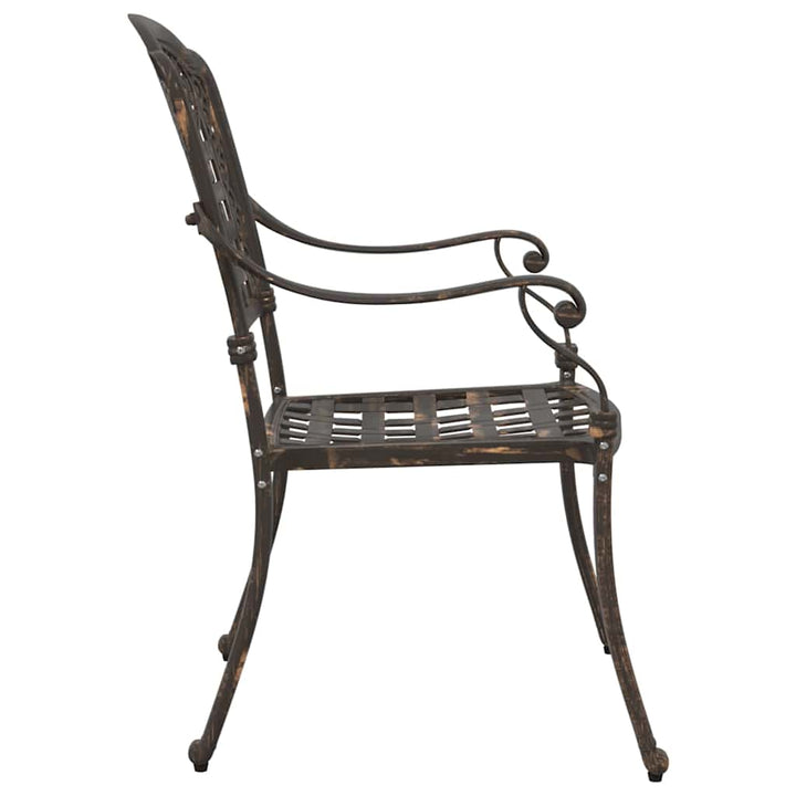Have Stol 2 stk. Bronze Aluminium