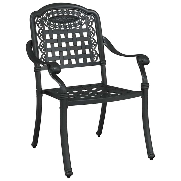Have Stol 2 stk. Sort Aluminium