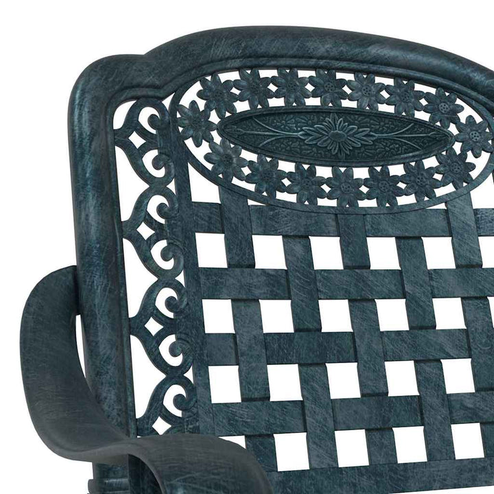 Have Stol 2 pcs Grøn 55 x 56,5 x 91cm Aluminium