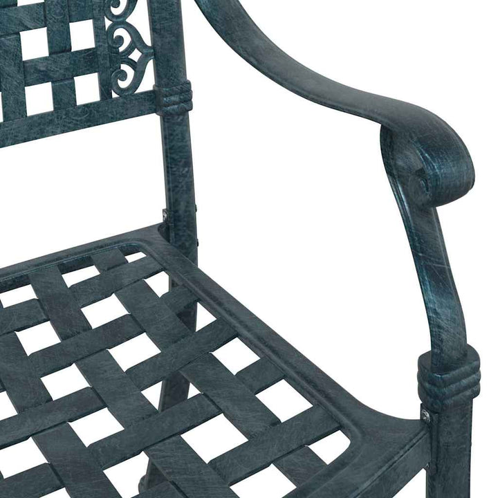 Have Stol 2 pcs Grøn 55 x 56,5 x 91cm Aluminium