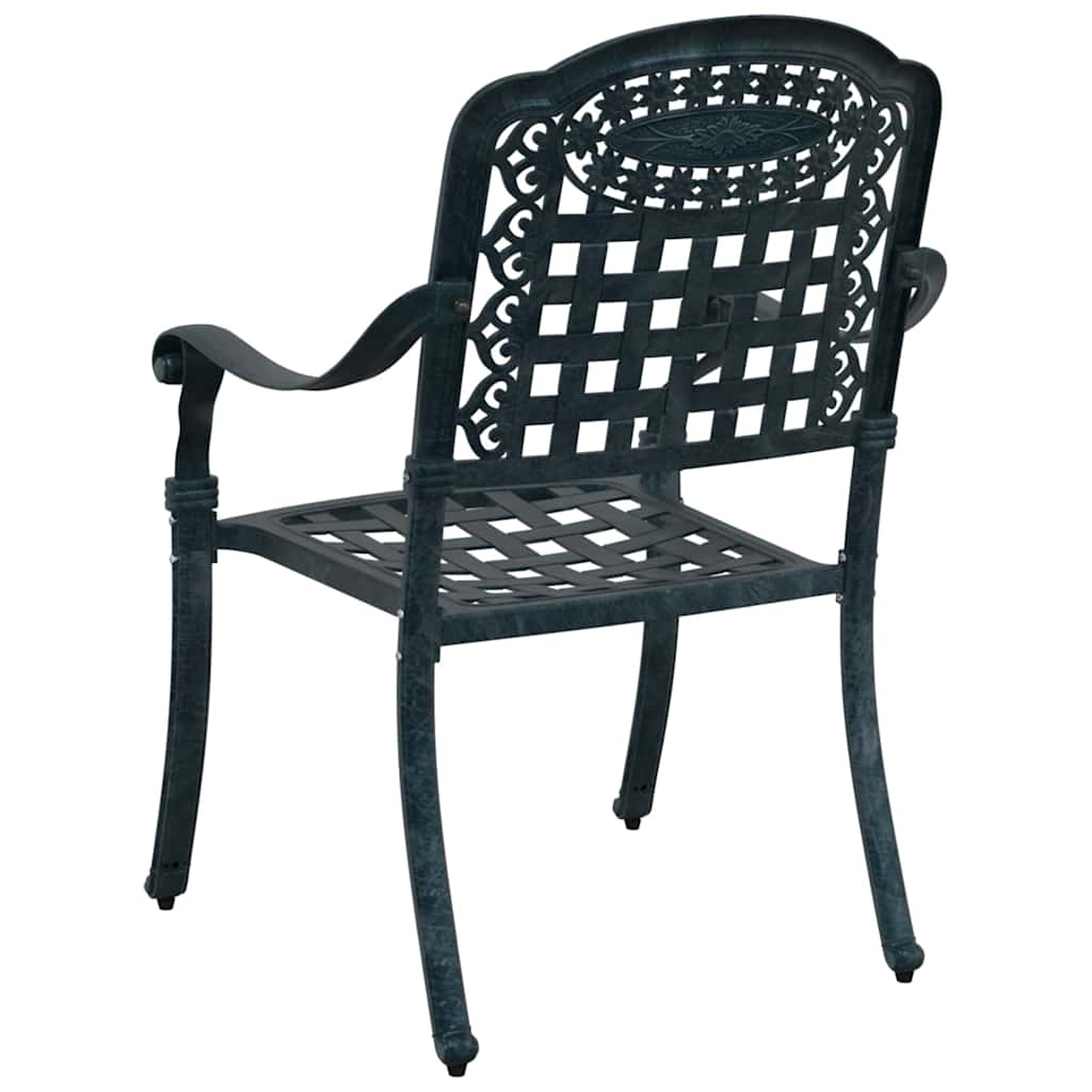Have Stol 2 pcs Grøn 55 x 56,5 x 91cm Aluminium