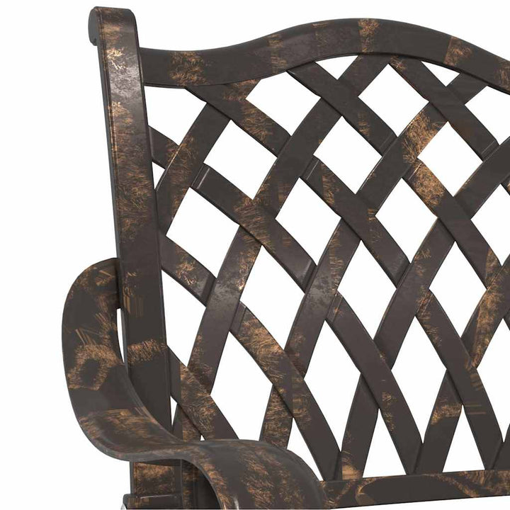 Have Stol 2 stk. Bronze Aluminium