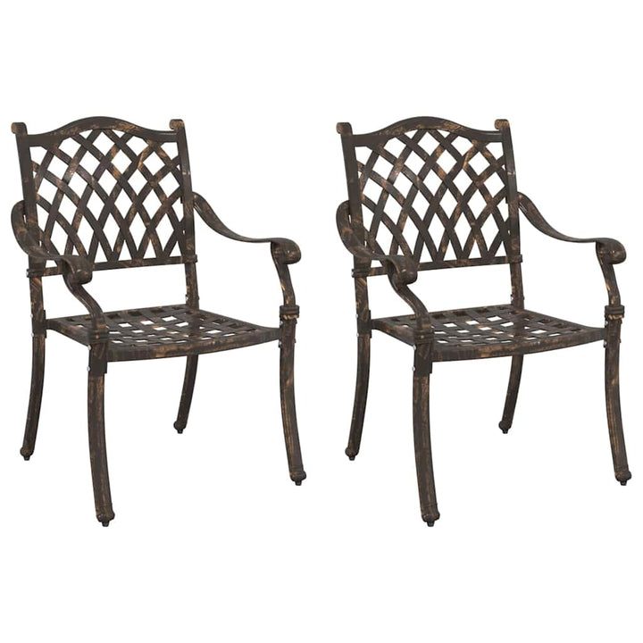 Have Stol 2 stk. Bronze Aluminium