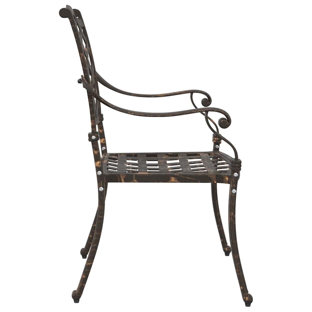 Have Stol 2 stk. Bronze Aluminium