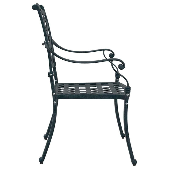 Have Stol 2 pcs Grøn 56 x 55 x 92,5 cm Aluminium