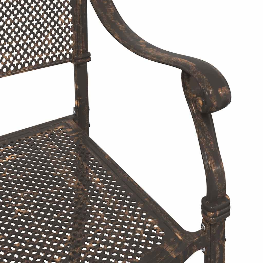 Have Stol 2 stk. Bronze Aluminium