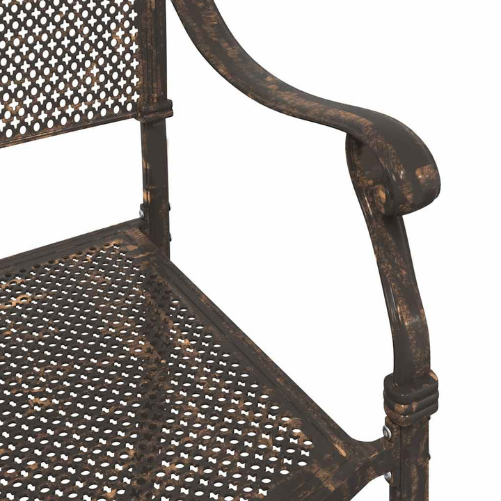 Have Stol 2 stk. Bronze Aluminium