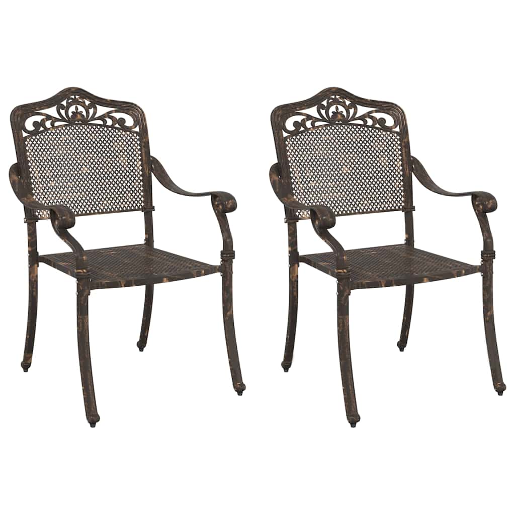 Have Stol 2 stk. Bronze Aluminium