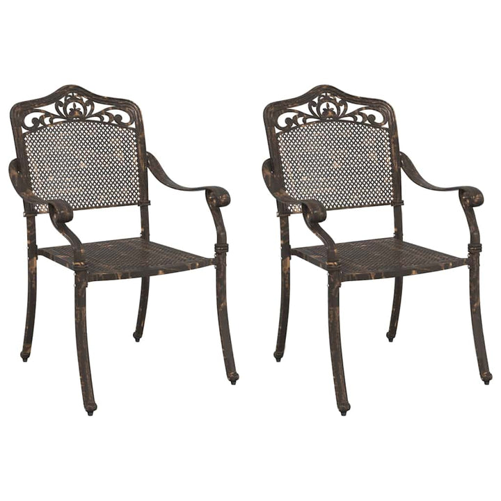 Have Stol 2 stk. Bronze Aluminium