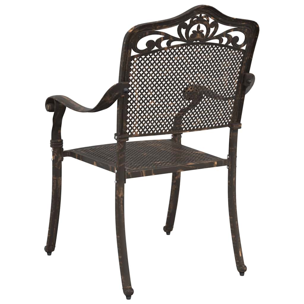 Have Stol 2 stk. Bronze Aluminium
