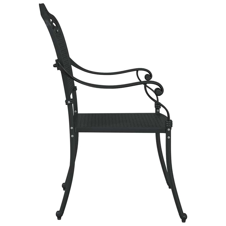Have Stol 2 stk. Sort Aluminium