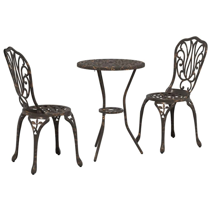 Have Bistro Sæt 3 stk. Bronze Aluminium