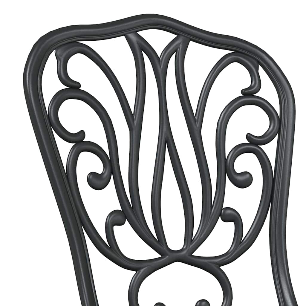 Have Bistro Sæt 3 pcs Sort Aluminium