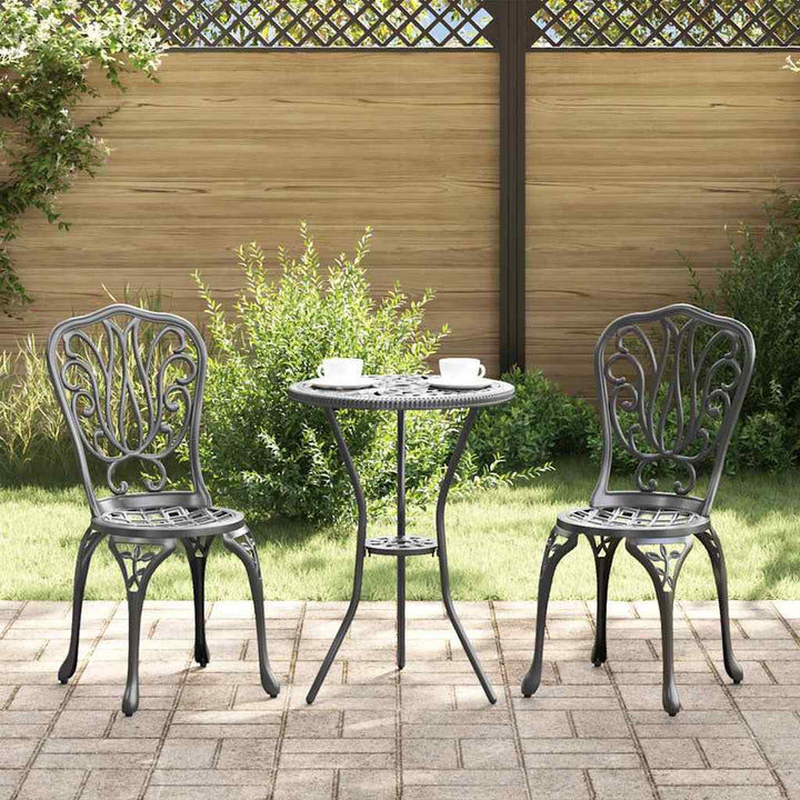 Have Bistro Sæt 3 pcs Sort Aluminium