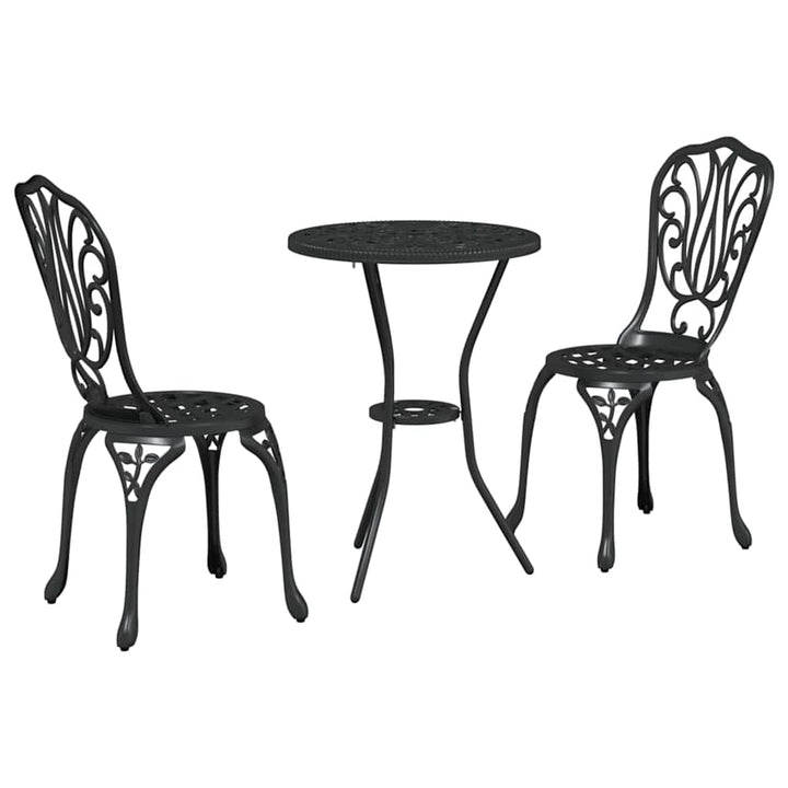 Have Bistro Sæt 3 pcs Sort Aluminium
