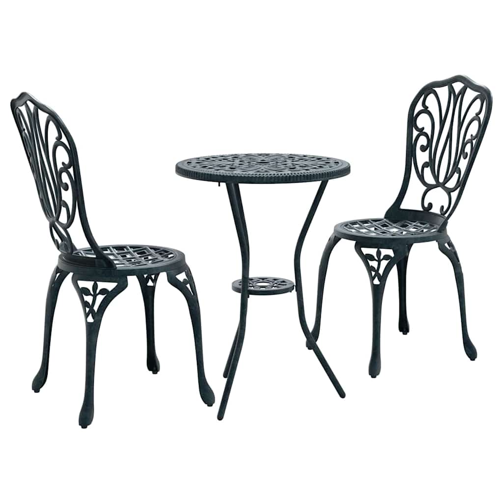 Have Bistro Sæt 3 pcs Grøn Aluminium