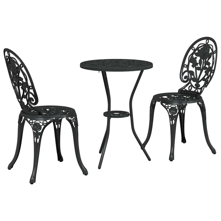 Have Bistro Sæt 3 stk. Sort Aluminium