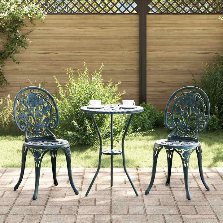 Have Bistro Sæt 3 stk. Grøn Aluminium