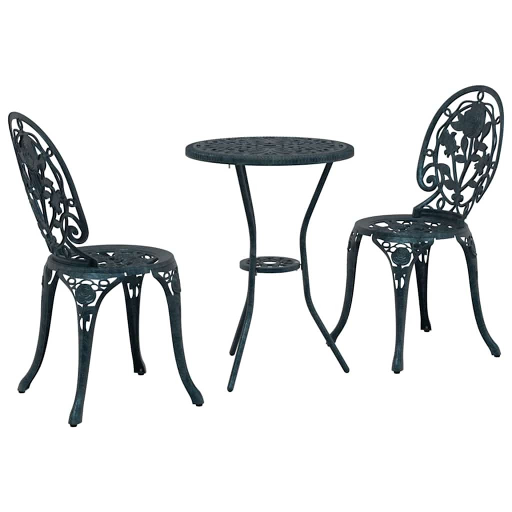 Have Bistro Sæt 3 stk. Grøn Aluminium