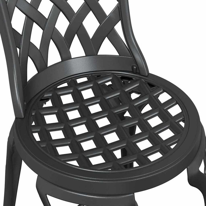 Have Bistro Sæt 3 pcs Sort Aluminium