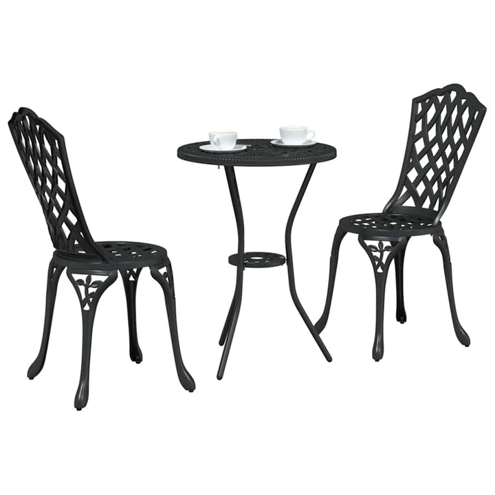 Have Bistro Sæt 3 pcs Sort Aluminium