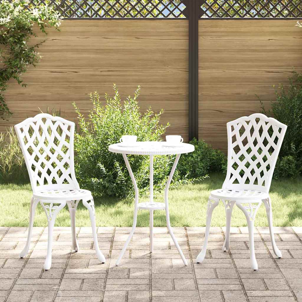 Have Bistro Sæt 3 stk. Hvid Aluminium