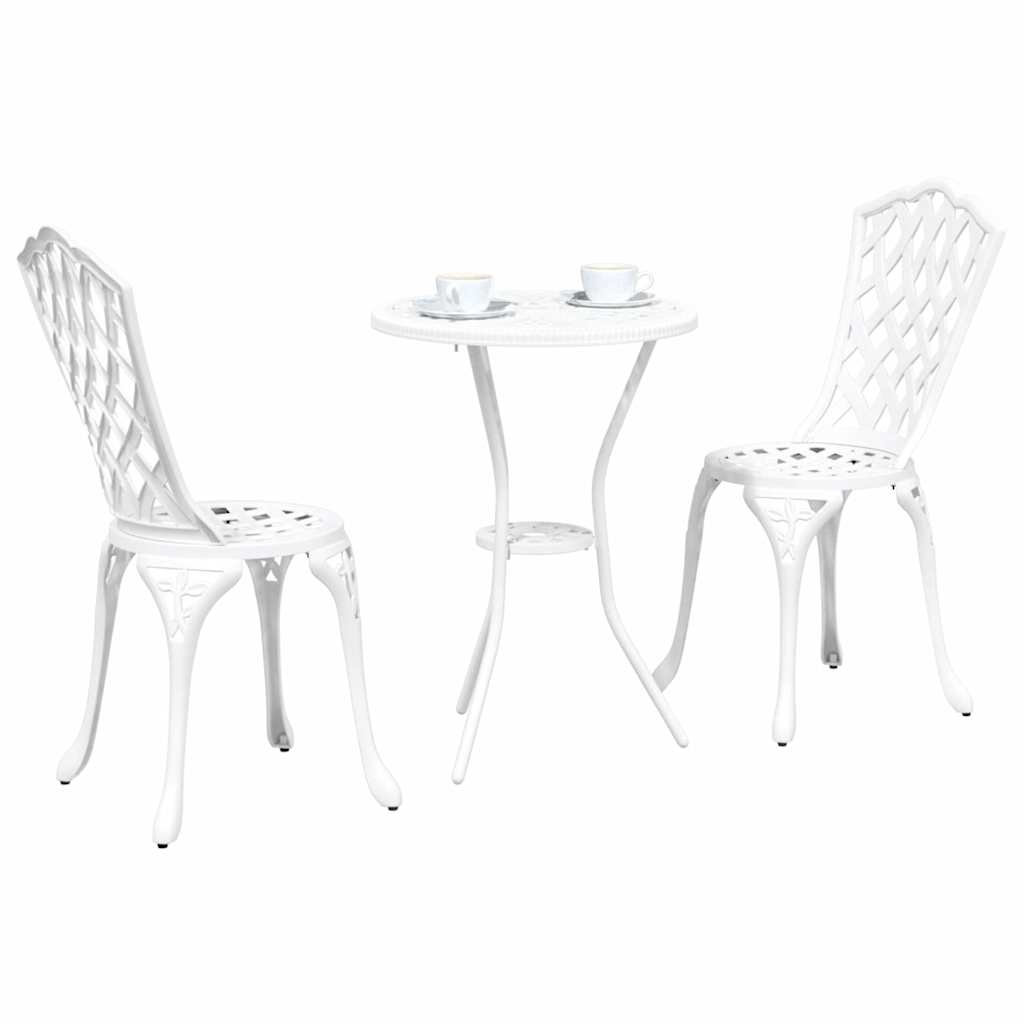 Have Bistro Sæt 3 stk. Hvid Aluminium