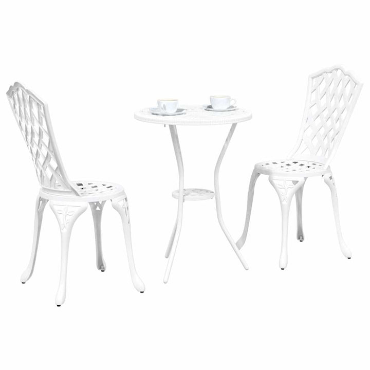 Have Bistro Sæt 3 stk. Hvid Aluminium