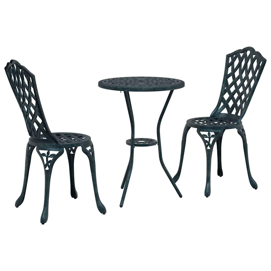 Have Bistro Sæt 3 pcs Grøn Aluminium