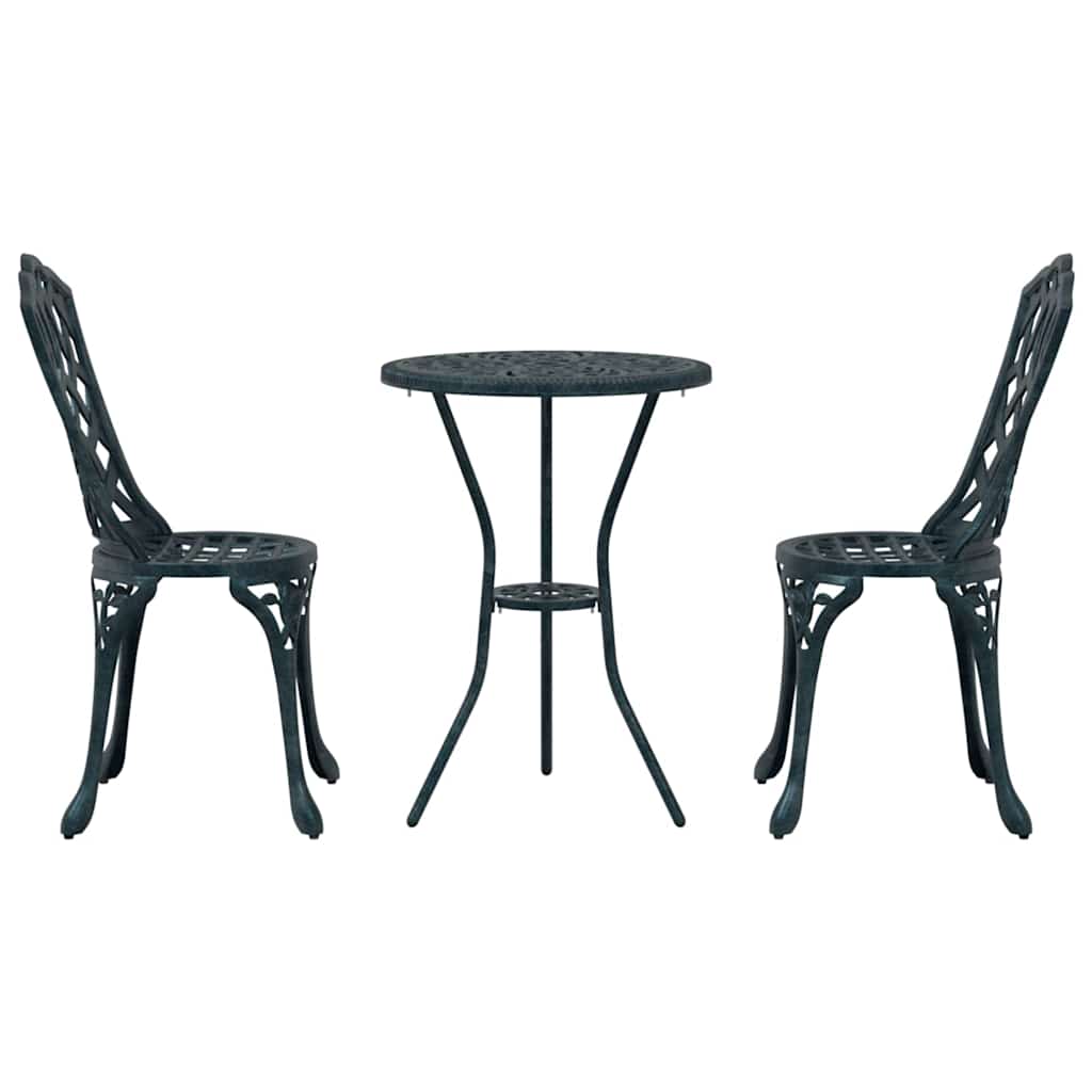 Have Bistro Sæt 3 pcs Grøn Aluminium