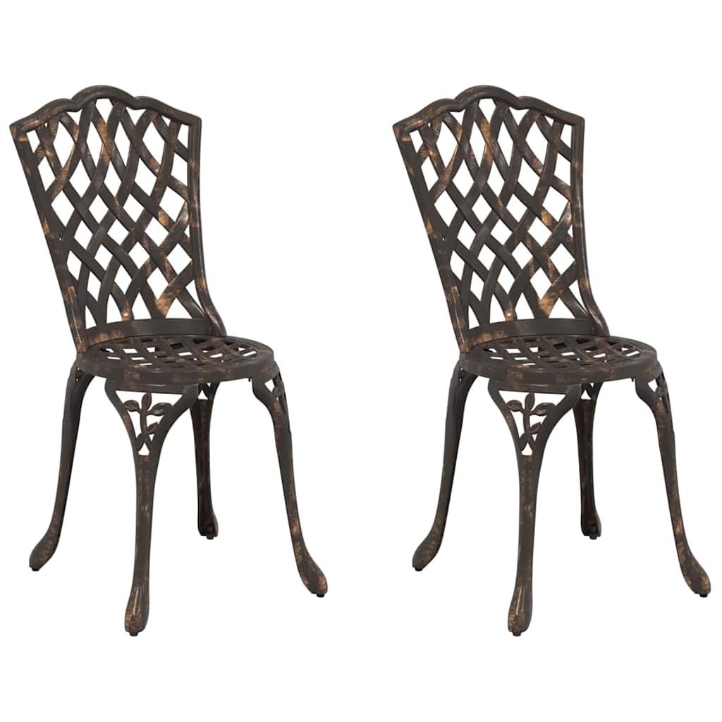 Have Stol 2 pcs Bronze 39 x 40 x 87cm Aluminium