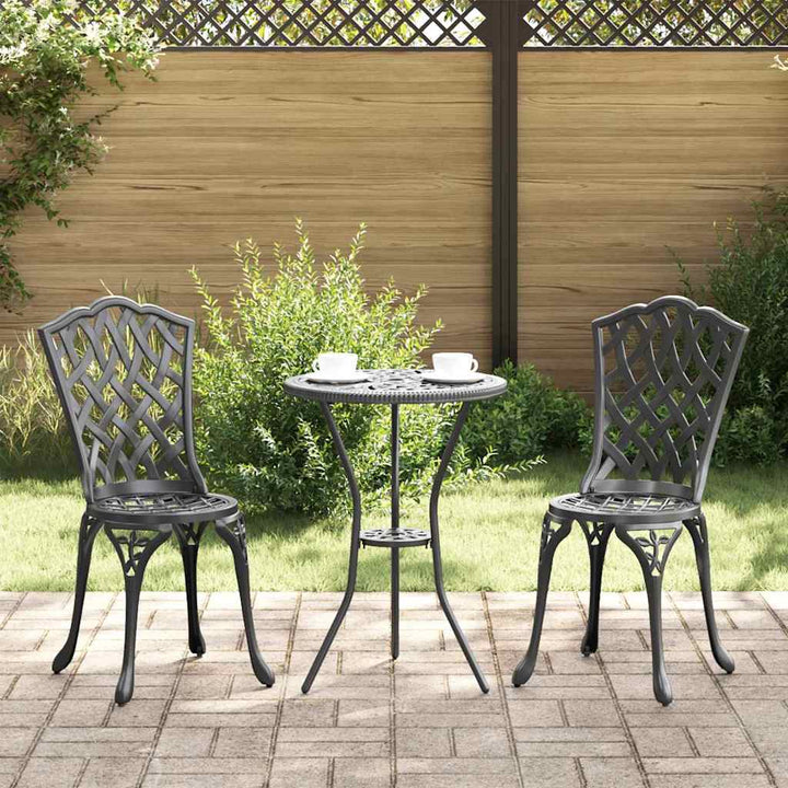 Have Stol 2 pcs Sort 39 x 40 x 87cm Aluminium