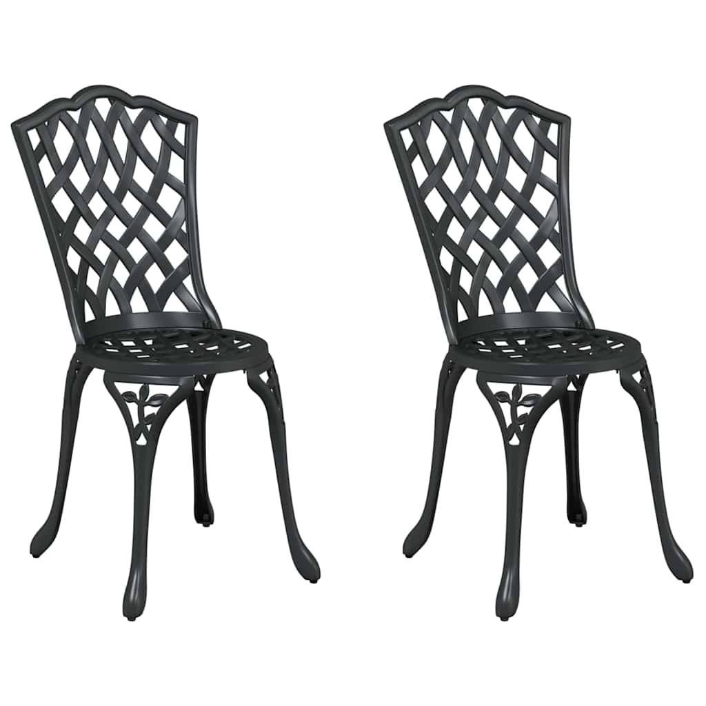 Have Stol 2 pcs Sort 39 x 40 x 87cm Aluminium