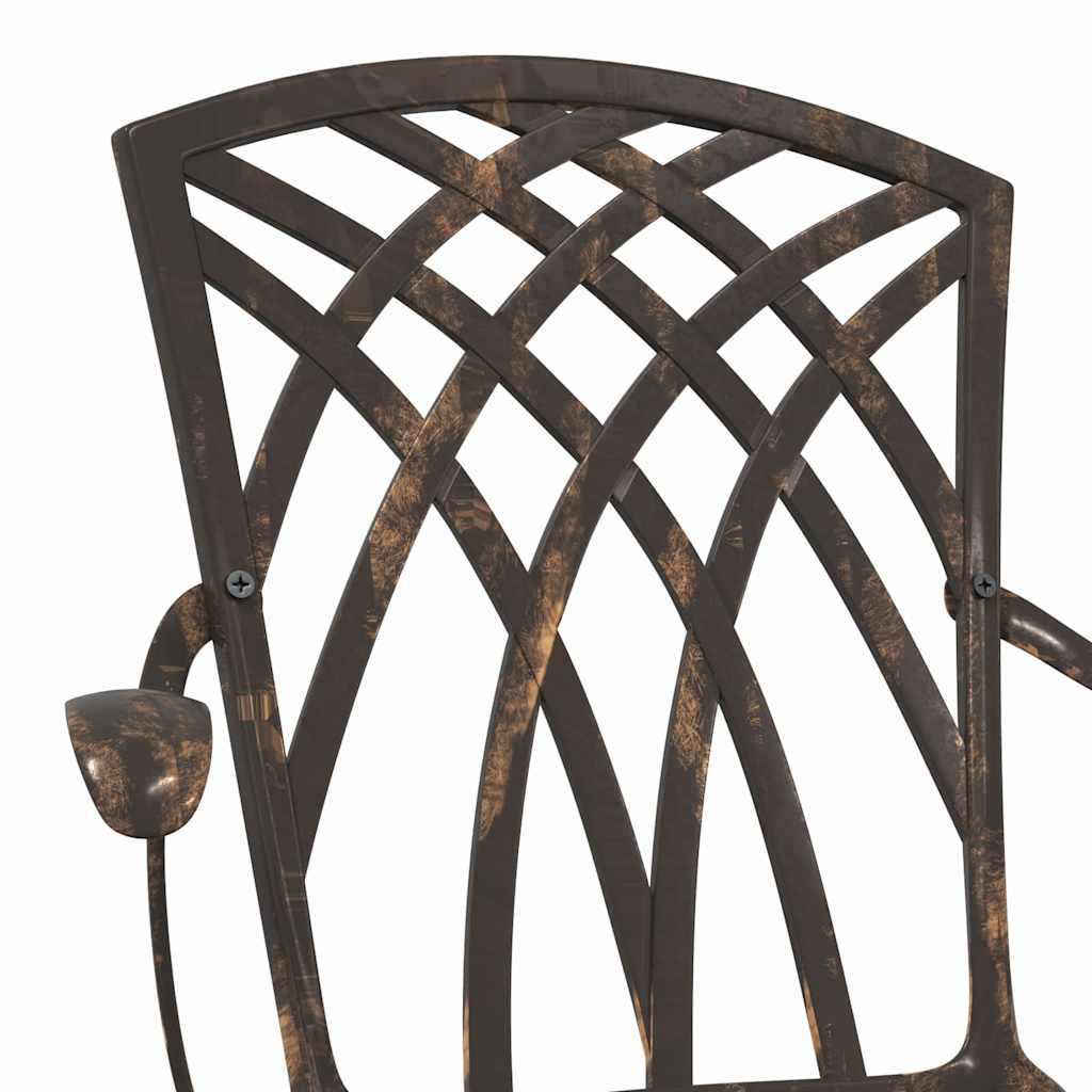 Have Stol 2 stk. Bronze Aluminium