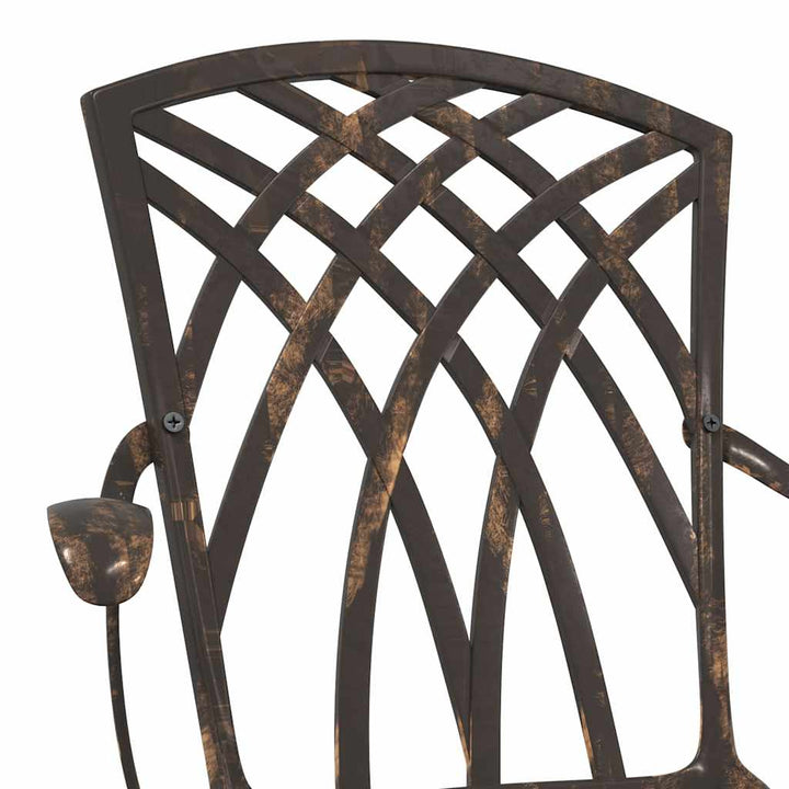 Have Stol 2 stk. Bronze Aluminium