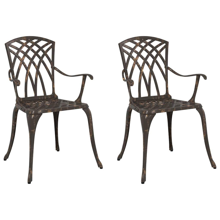 Have Stol 2 stk. Bronze Aluminium