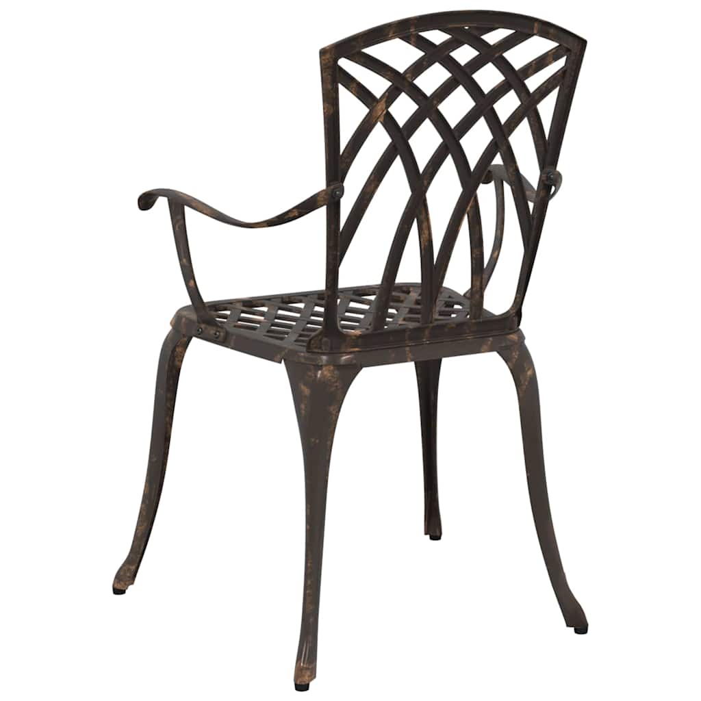 Have Stol 2 stk. Bronze Aluminium
