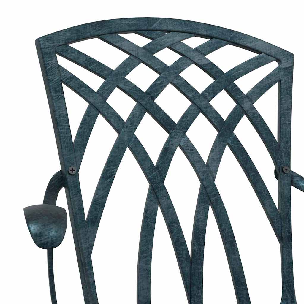 Have Stol 2 stk. Grøn Aluminium