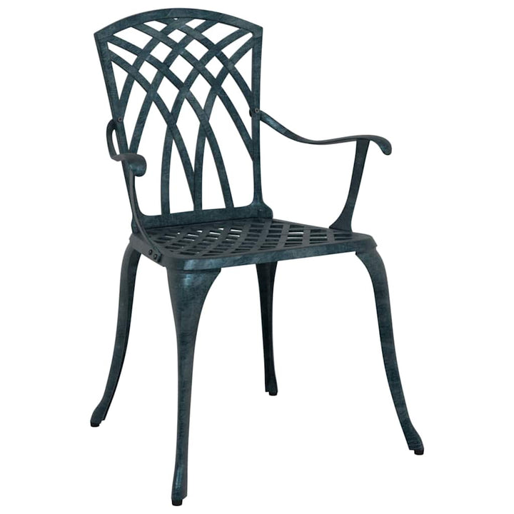 Have Stol 2 stk. Grøn Aluminium