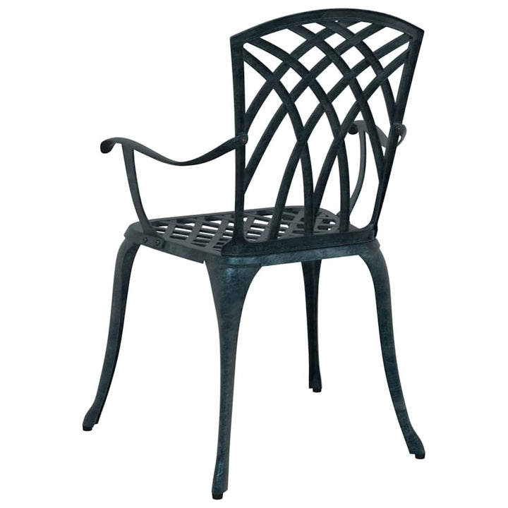 Have Stol 2 stk. Grøn Aluminium