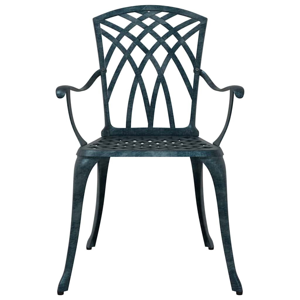 Have Stol 2 stk. Grøn Aluminium