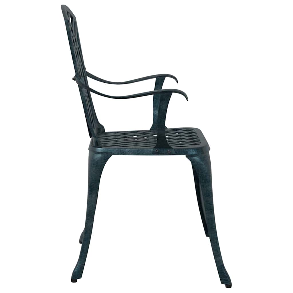 Have Stol 2 stk. Grøn Aluminium