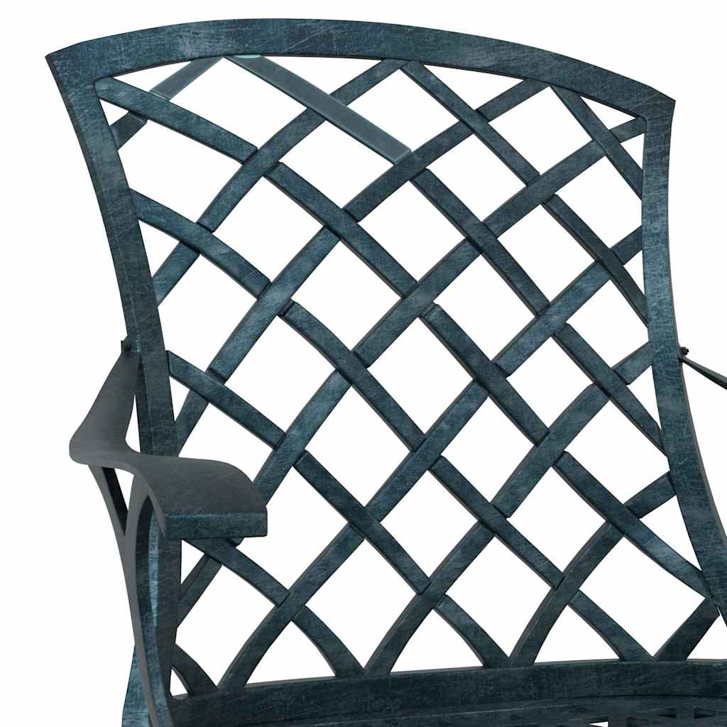 Have Stol 4 stk. Grøn Aluminium