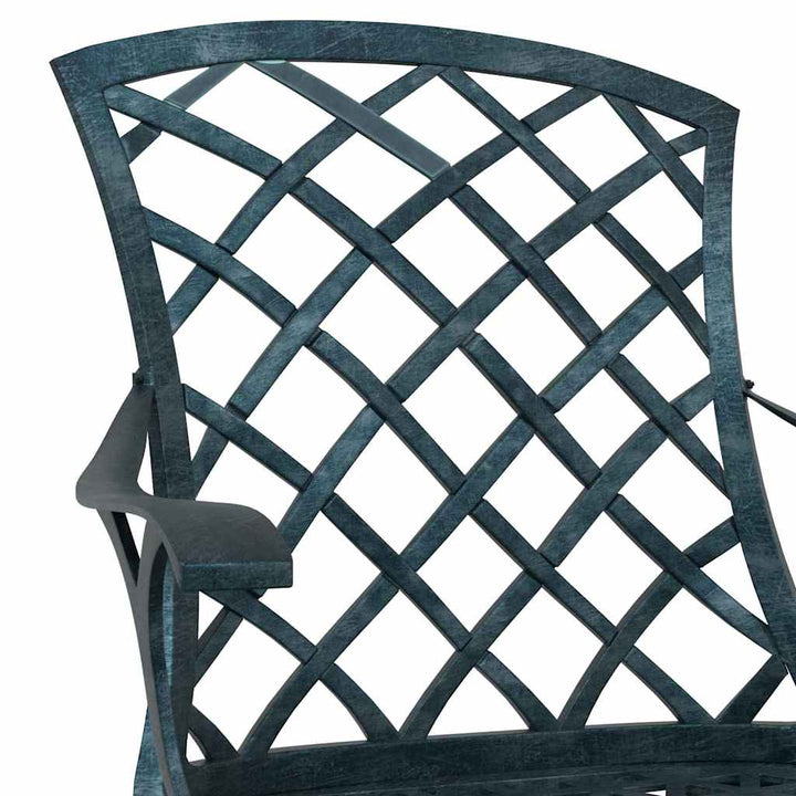 Have Stol 4 stk. Grøn Aluminium