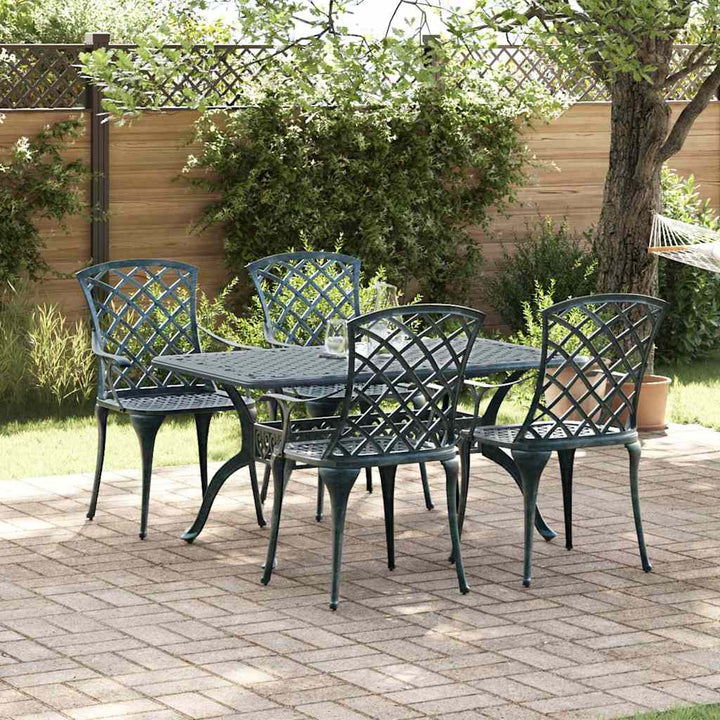 Have Stol 4 stk. Grøn Aluminium