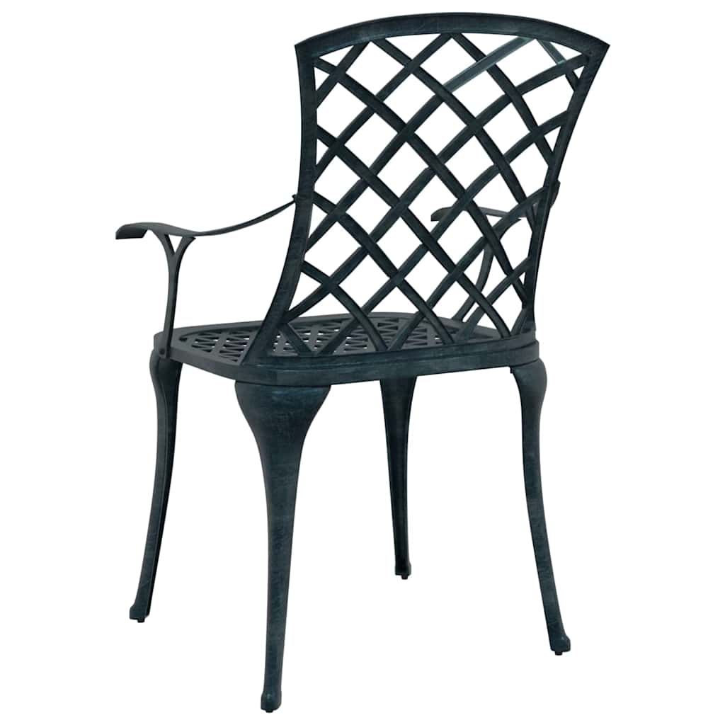 Have Stol 4 stk. Grøn Aluminium